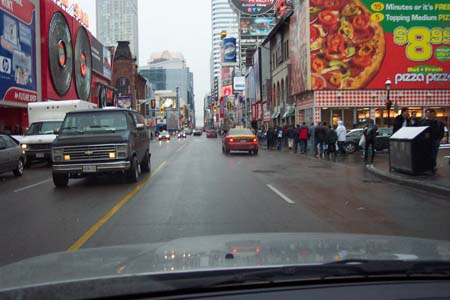 Driving on Yonge st.